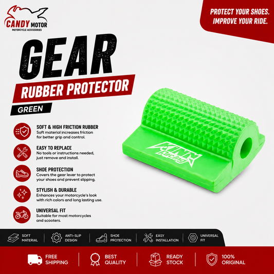 Gear rubber protector Green