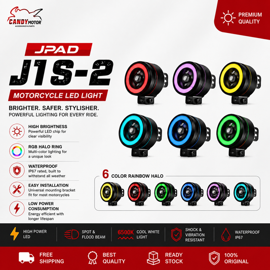 Jpad J1S-2 Motorclycle LED Light 6 Color