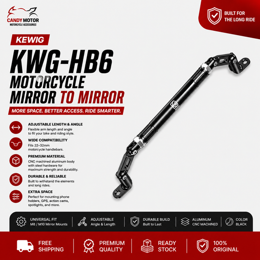 KEWIG KWG-HB6 Motorcycle Mirror To Mirror