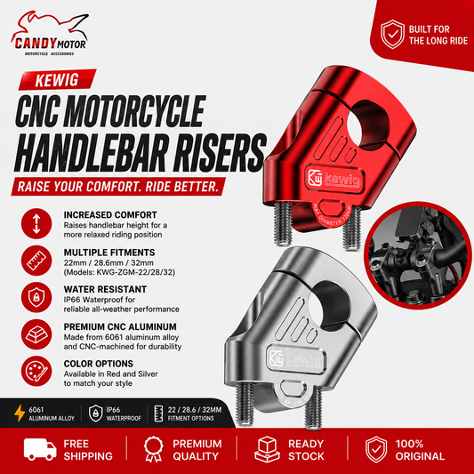Kewig CNC Motorcycle Handlebar Risers