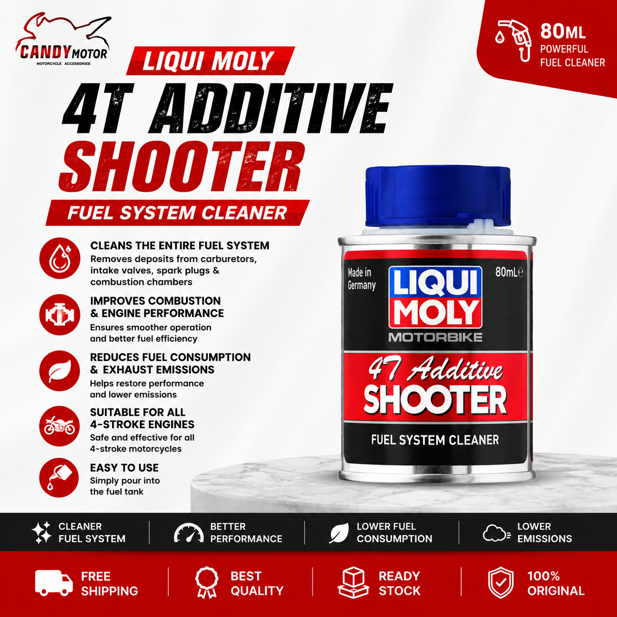 Liqui Moly 4T Additive Shooter (80ML)