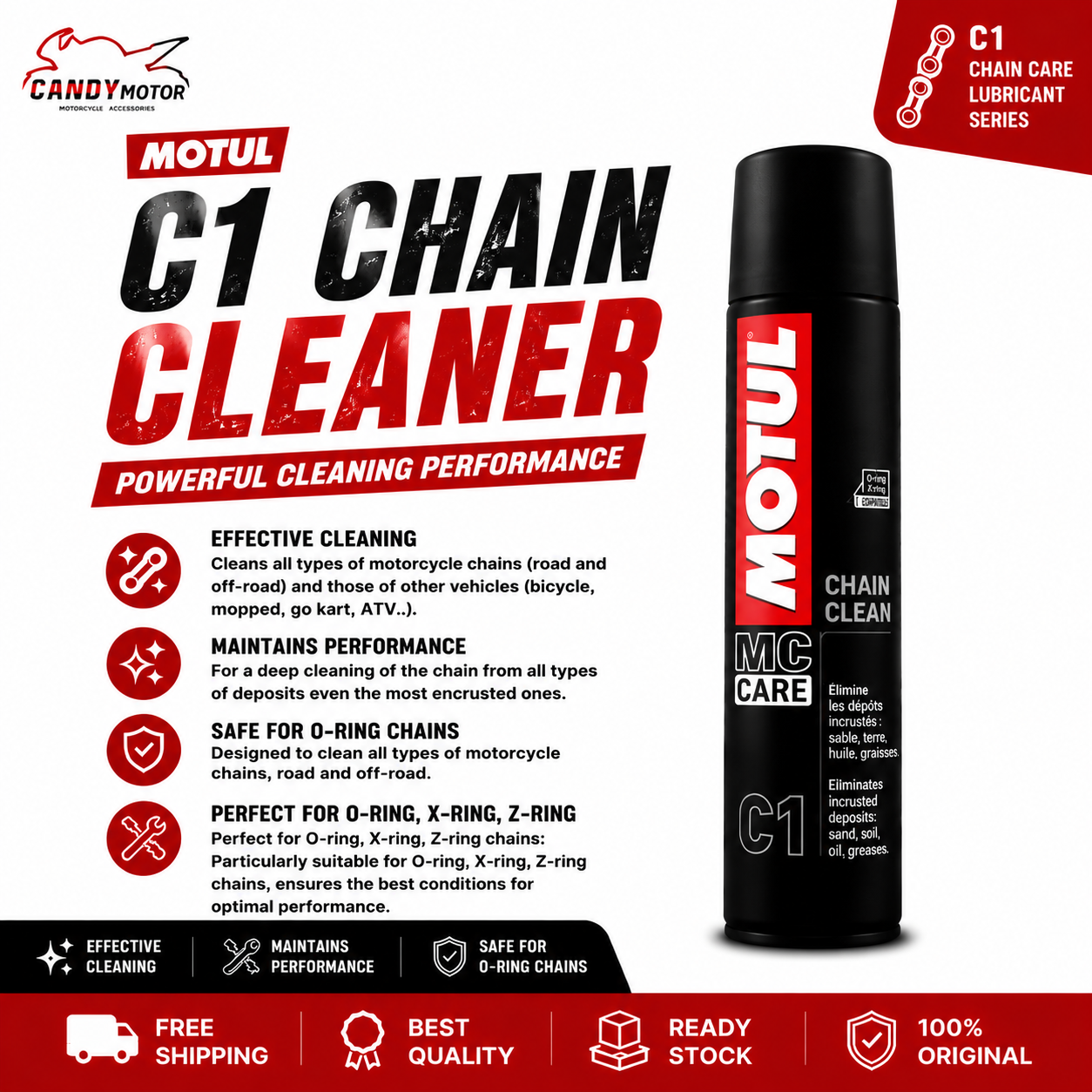 Motul C1 Chain Cleaner (400ML)