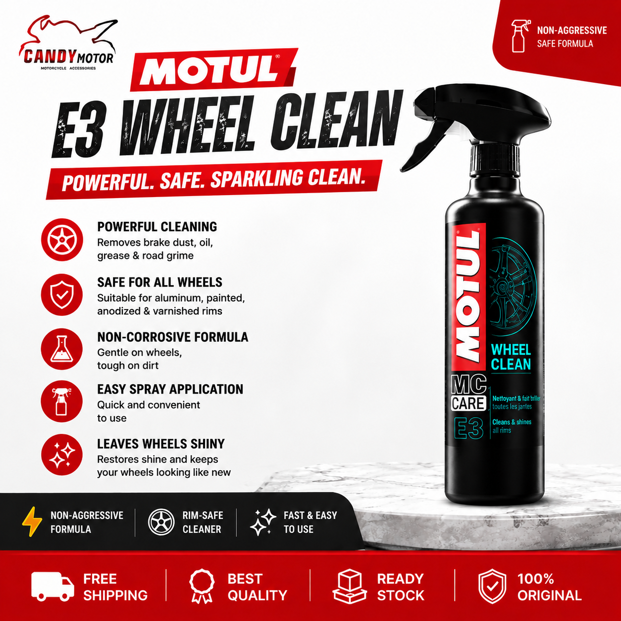 Motul E3 WHEEL CLEAN 400ML