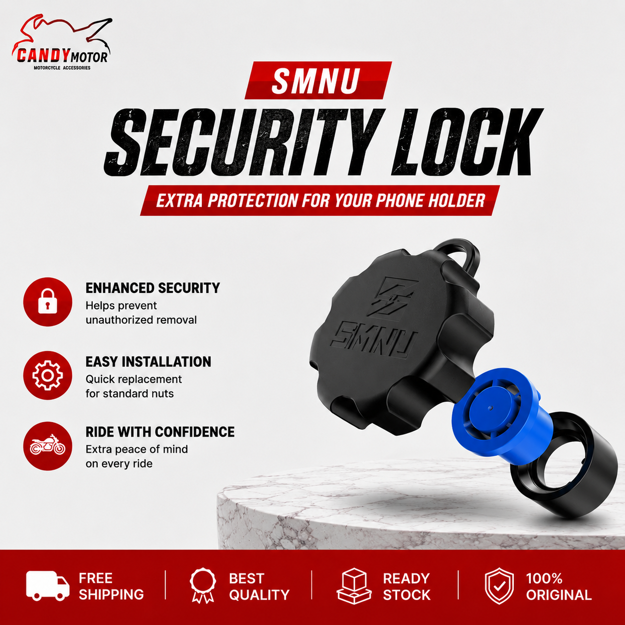SMNU Security Lock CandyMotor