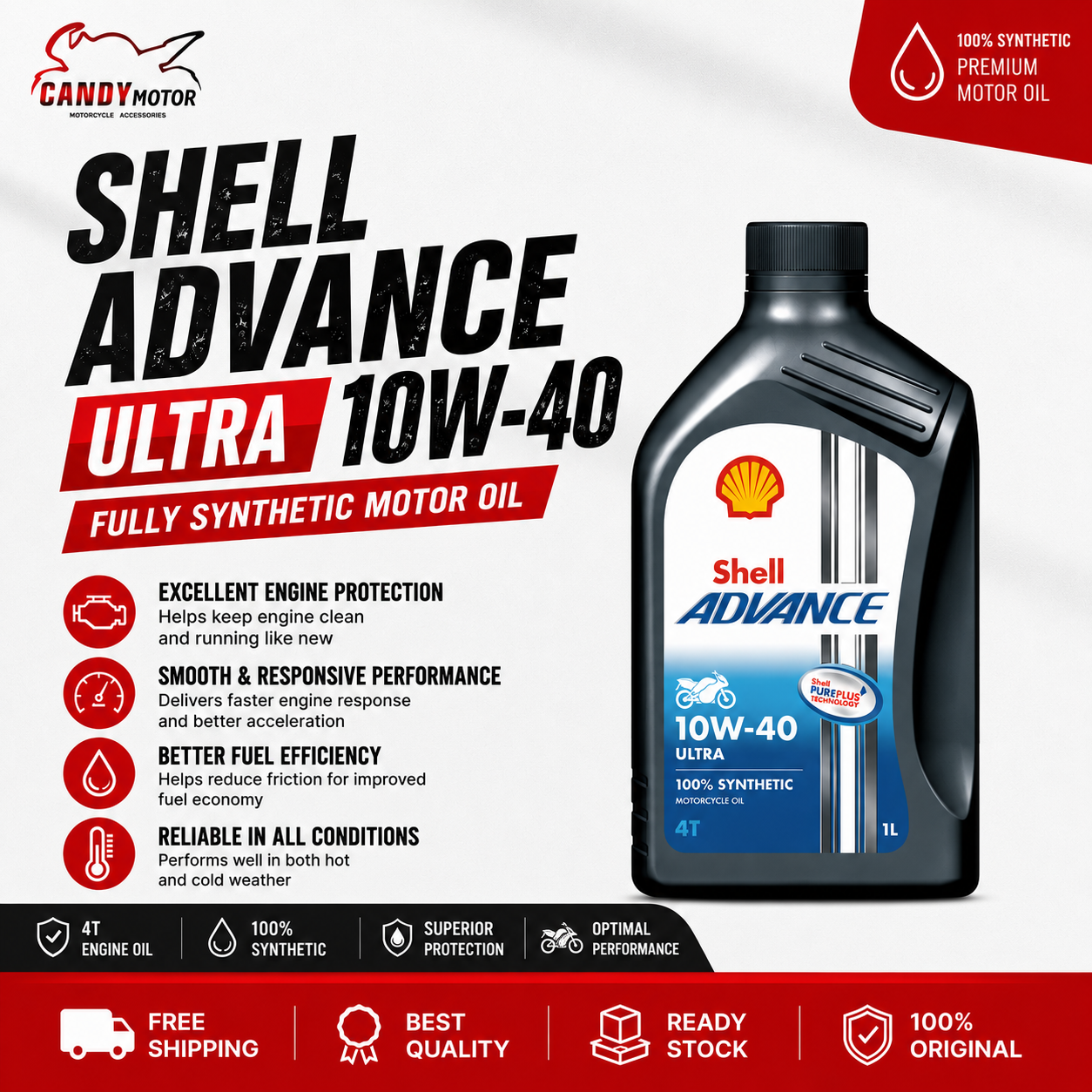 Shell Advance Ultra 10W-40