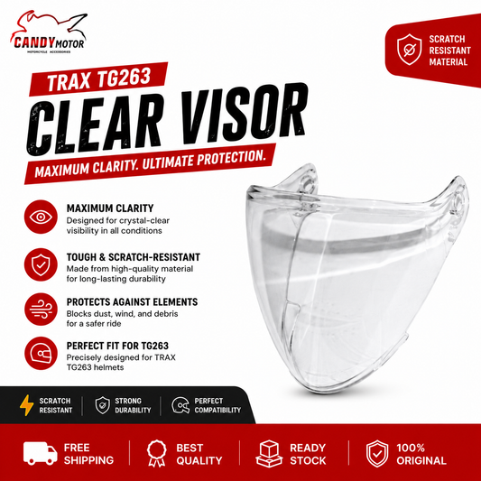 TRAX TG263 Clear Visor