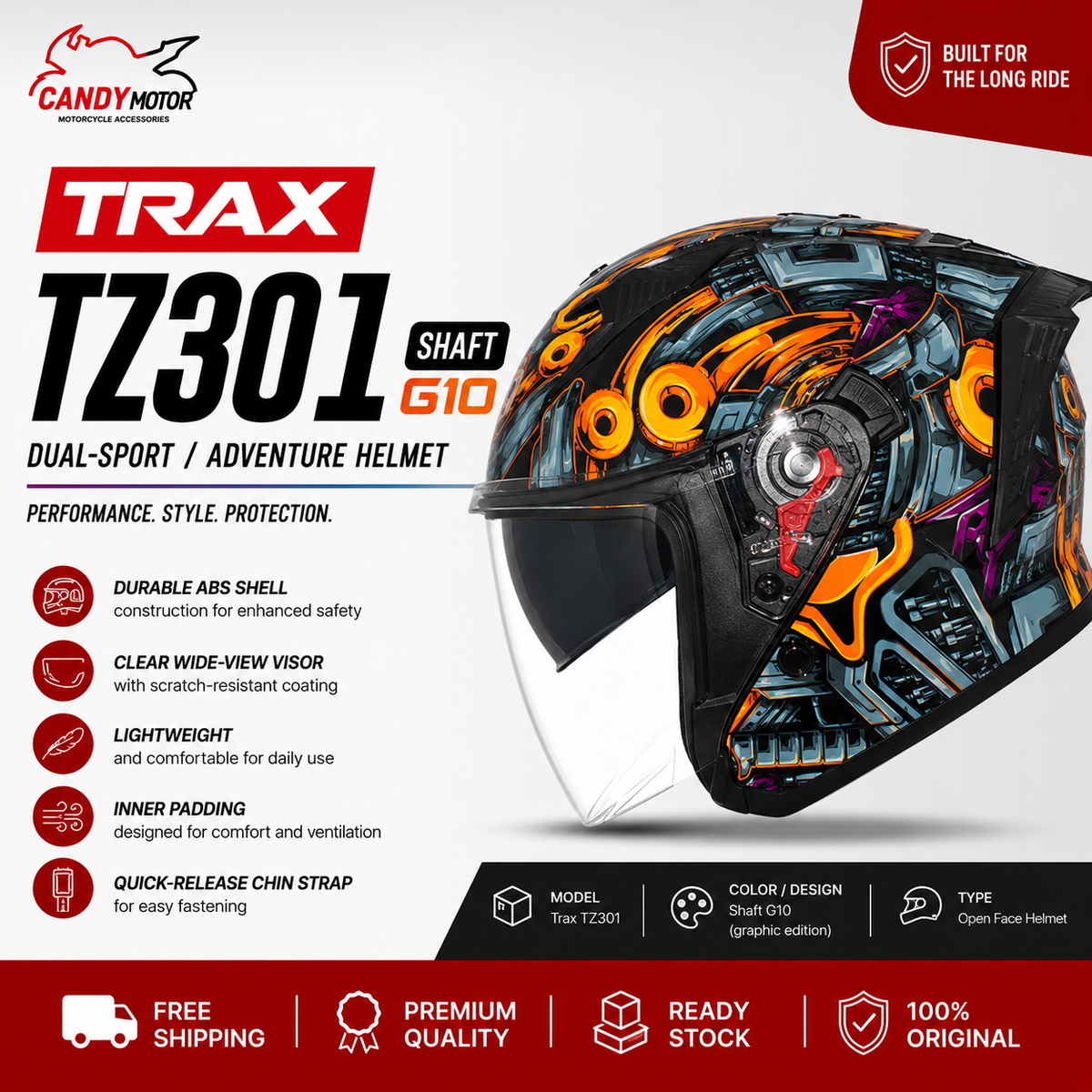 TRAX TZ301 Shaft G10