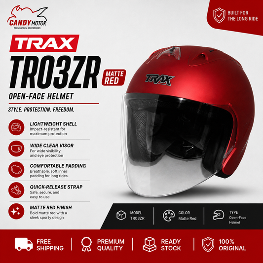 Trax TR03ZR Matte Red