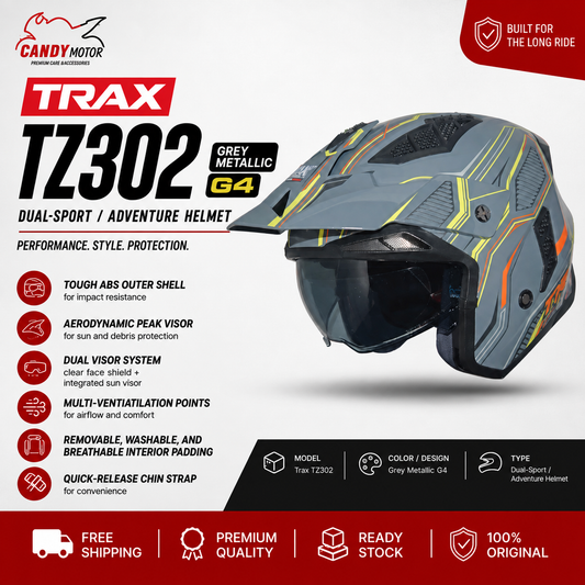 Trax TZ302 Grey Metallic G4