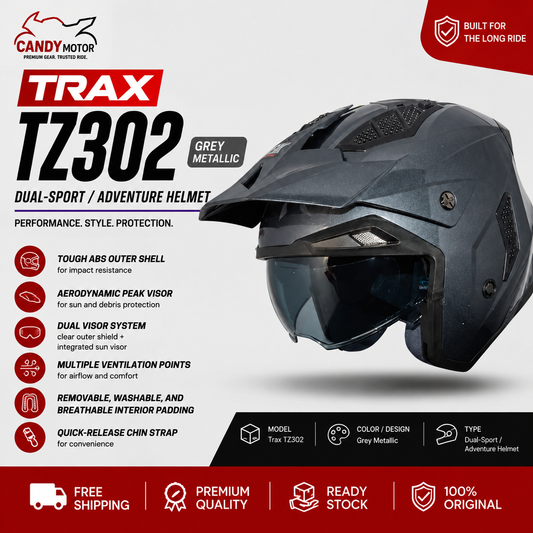Trax TZ302 Grey Metallic