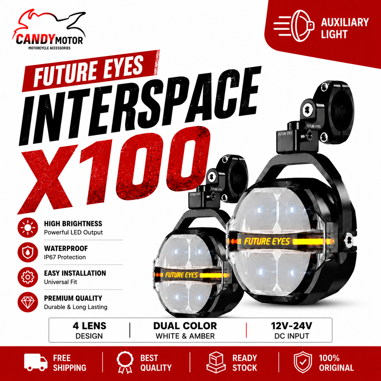 Interspace-X100 Future Eye Fog Light
