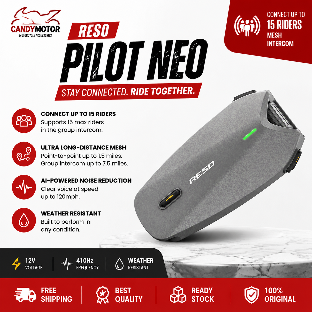 Reso Pilot Neo Bluetooth Mesh Intercome