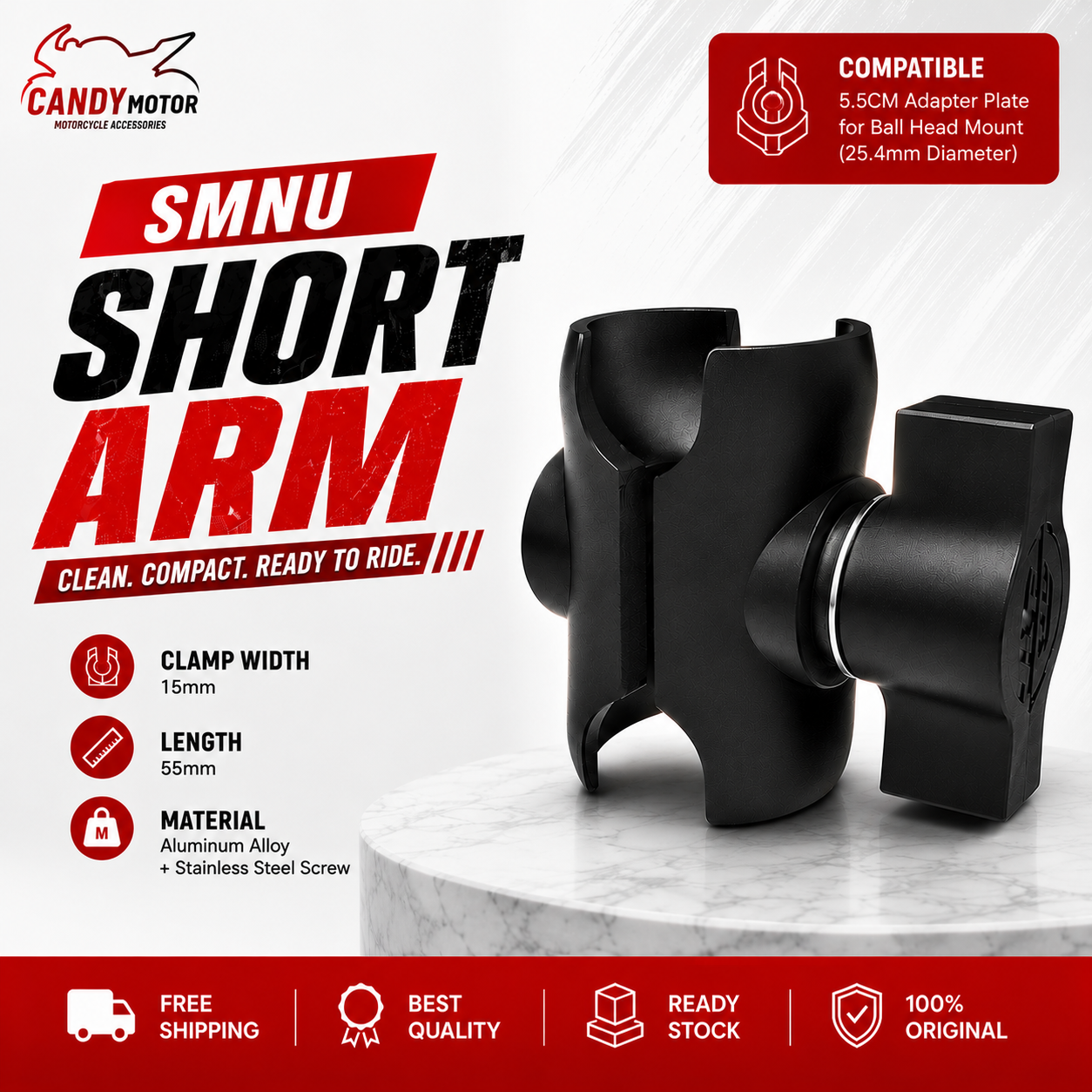 SMNU Short Arm CandyMotor