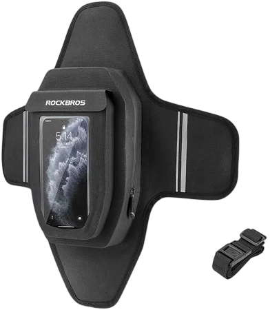 ROCKBROS Magnetic Motorcycle Tank Bag Waterproof Touchscreen Phone Pouch Chest Shoulder Bag
