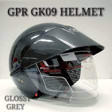 GPR GK09 HELMET GLOSS GREY